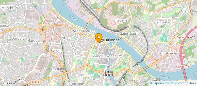 localisation de l'entreprise SARL MAGUIFRANC  BAYONNE