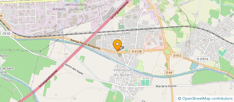 localisation de l'entreprise SARL MAHA à VILLENEUVE-LES-BEZIERS