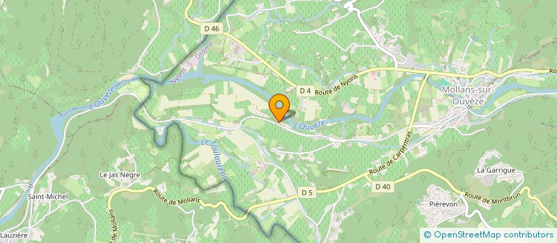 localisation de l'entreprise SARL MAI MACONNERIE MALAUCENE à MOLLANS-SUR-OUVEZE