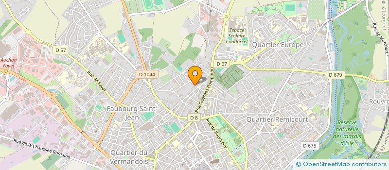 localisation de l'entreprise SARL MAILLARD CAUDRON à SAINT-QUENTIN