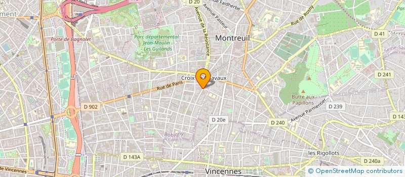localisation de l'entreprise SARL MAILLE FRANCE TEXTILE SYTEME à MONTREUIL