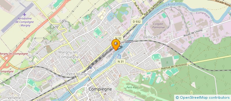 localisation de l'entreprise SARL MAIN DE FATMA  MARGNY-LES-COMPIEGNE