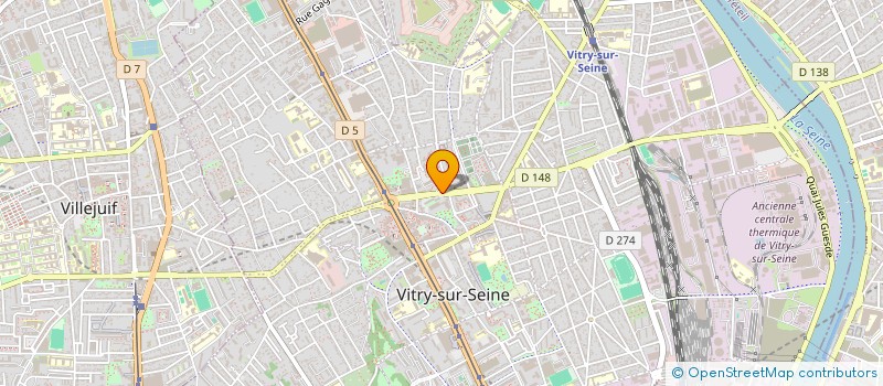 localisation de l'entreprise SARL MAINGAM PHILIPPE à VITRY-SUR-SEINE