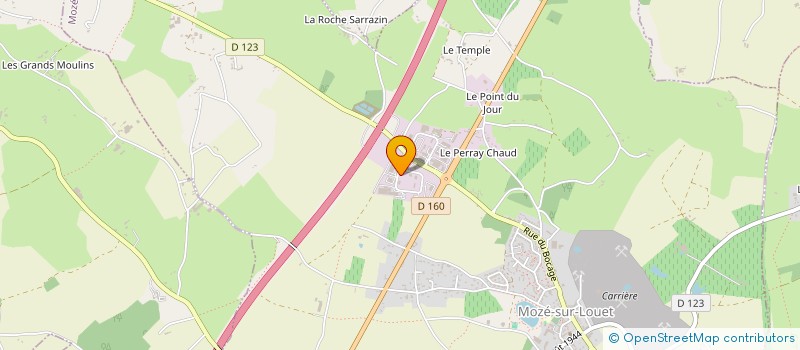 localisation de l'entreprise SARL MAINGOT JEAN LOUIS  MOZE-SUR-LOUET