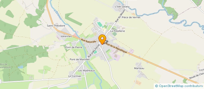 localisation de l'entreprise SARL MAINT'SERVICES à CLION