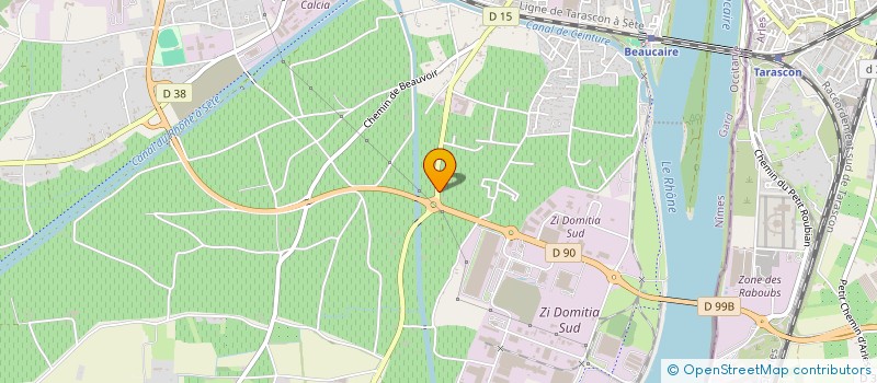 localisation de l'entreprise SARL MAINTENANCE TUYAUTERIE CHAUDRONNERIE MECANIQUE à BEAUCAIRE