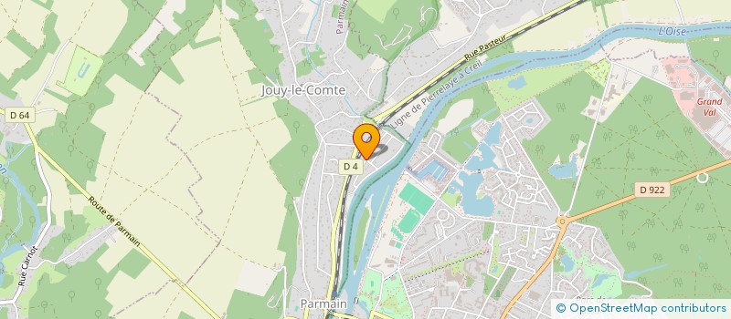 localisation de l'entreprise SARL MAINTENANCE VAL D'OISE GENIE CLIMAT  PARMAIN