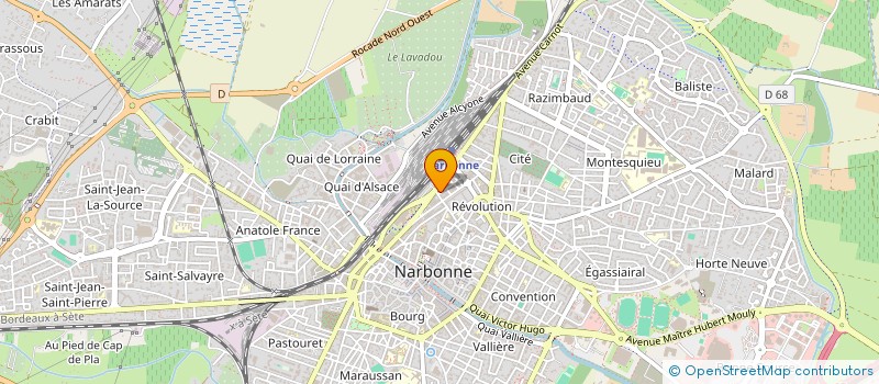 localisation de l'entreprise SARL MAIRONNE ET FILS à NARBONNE