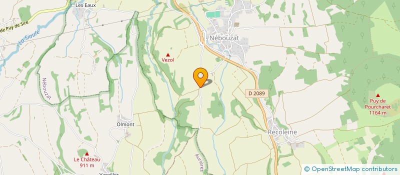 localisation de l'entreprise SARL MAISON 4 PET'S  NEBOUZAT