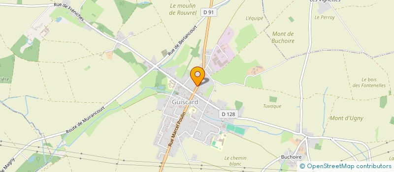 localisation de l'entreprise SARL MAISON ANCELIN à GUISCARD