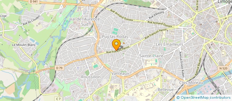 localisation de l'entreprise SARL MAISON BOUTAUD à LIMOGES