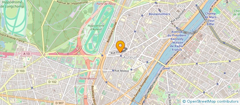localisation de l'entreprise SARL MAISON BRUGNON à PARIS