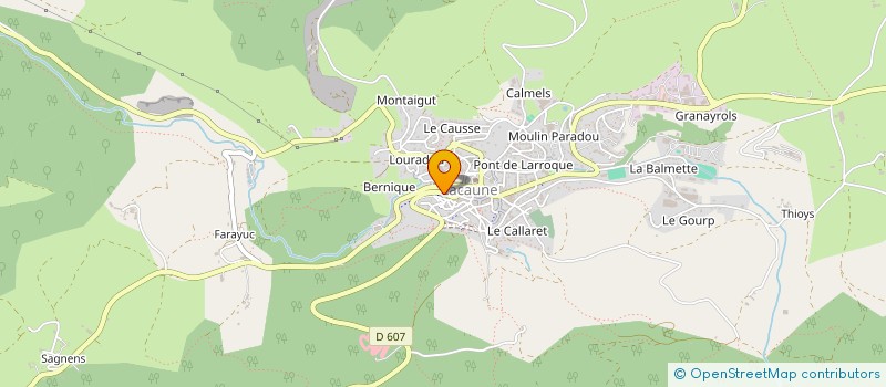 localisation de l'entreprise SARL MAISON CAUQUIL à LACAUNE