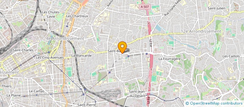 localisation de l'entreprise SARL MAISON COQUILLAT à MARSEILLE