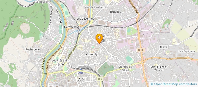 localisation de l'entreprise SARL MAISON D'OR à ALES