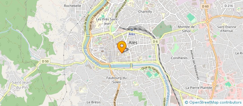 localisation de l'entreprise SARL MAISON DU SUD à ALES