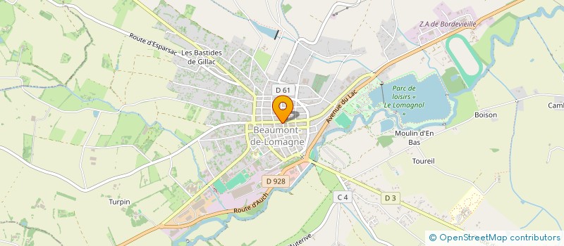 localisation de l'entreprise SARL MAISON GESSE à BEAUMONT-DE-LOMAGNE