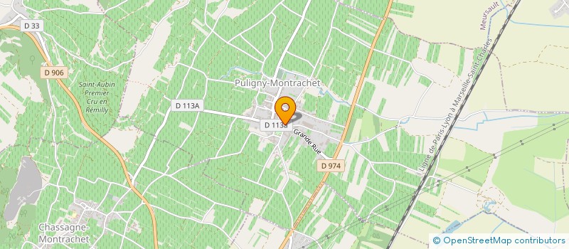 localisation de l'entreprise SARL MAISON JOMAIN à PULIGNY-MONTRACHET