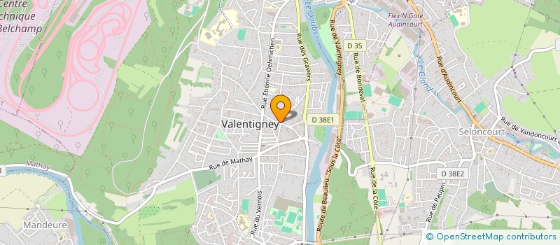 localisation de l'entreprise SARL MAISON LEY à VALENTIGNEY