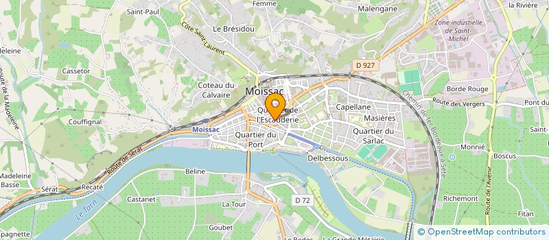 localisation de l'entreprise SARL MAISON MECOEN à MOISSAC