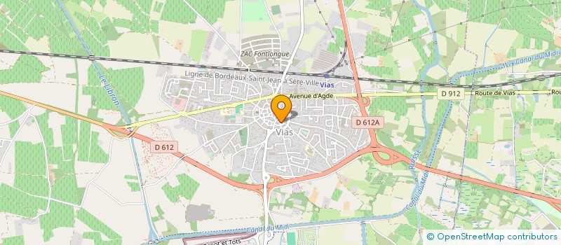 localisation de l'entreprise SARL MAISON PANBOIS EUROBAT INGENIERIE SL  VIAS