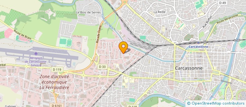 localisation de l'entreprise SARL MAISON ROUQUET  CARCASSONNE