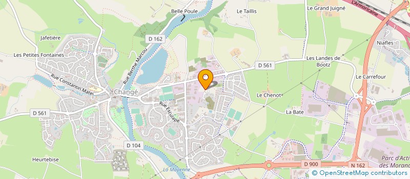 localisation de l'entreprise SARL MAISON & SERVICES à CHANGE