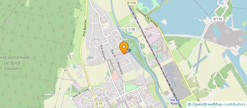 localisation de l'entreprise SARL MAISONS 95-60  LERY