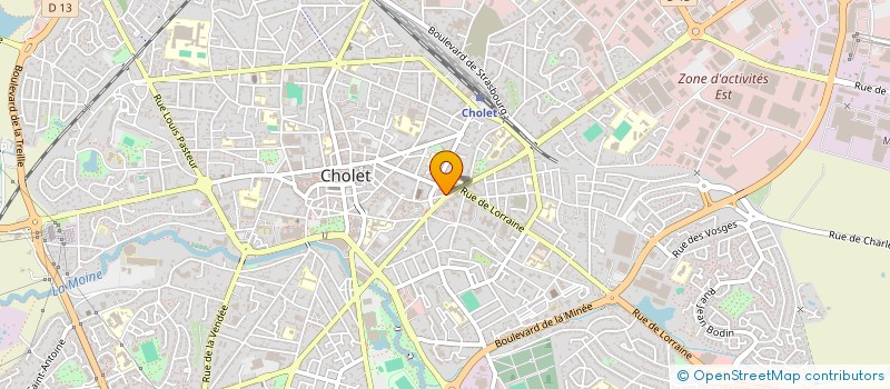 localisation de l'entreprise SARL MAISONS ALFA à CHOLET