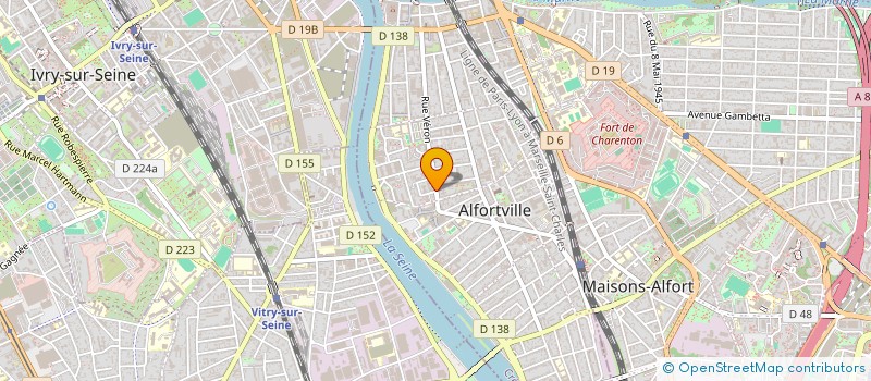 localisation de l'entreprise SARL MAISONS D'EPOQUE  ALFORTVILLE