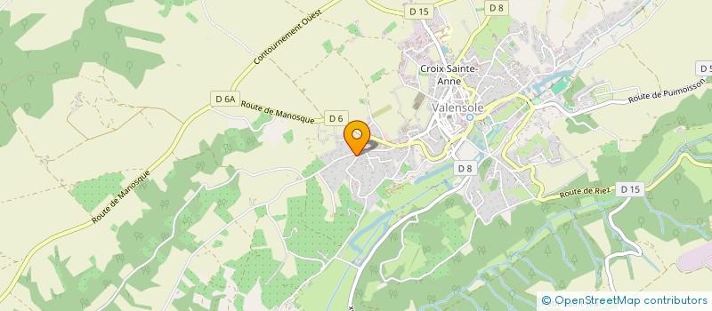 localisation de l'entreprise SARL MAISONS DELBEA à VALENSOLE