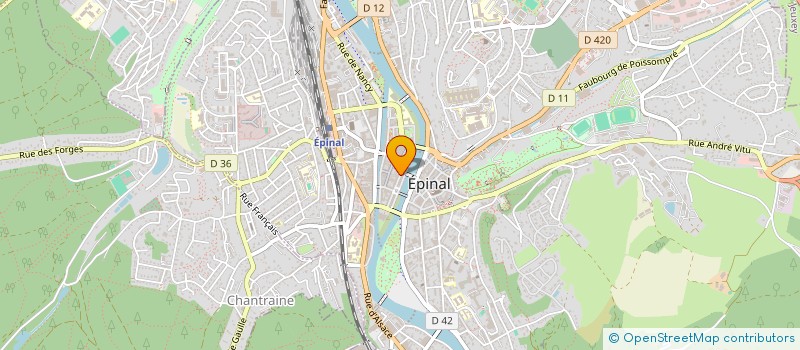 localisation de l'entreprise SARL MAISONS DES VOSGES à EPINAL