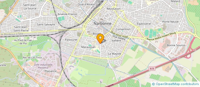 localisation de l'entreprise SARL MAISONS EUROSUD à NARBONNE
