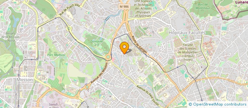 localisation de l'entreprise SARL MAISONS JADE à MONTPELLIER