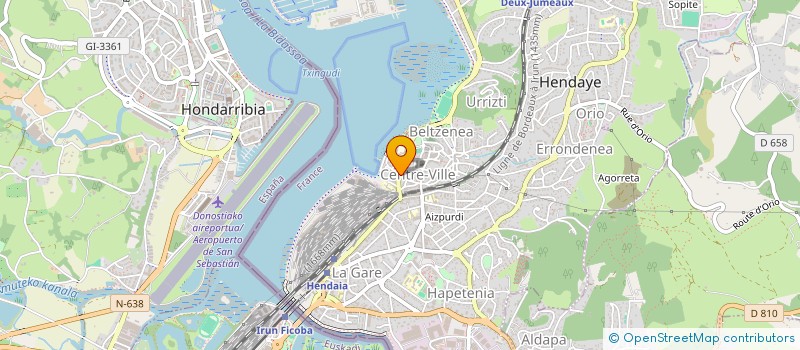 localisation de l'entreprise SARL MAITEBLANCA à HENDAYE