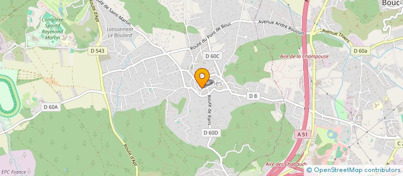 localisation de l'entreprise SARL MAITRIS'AIR à CABRIES