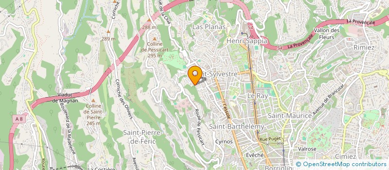 localisation de l'entreprise SARL MAJEGA  NICE