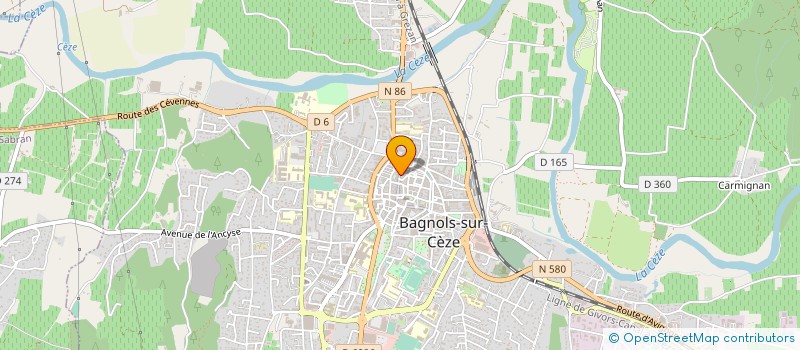 localisation de l'entreprise SARL MAJELY à BAGNOLS-SUR-CEZE