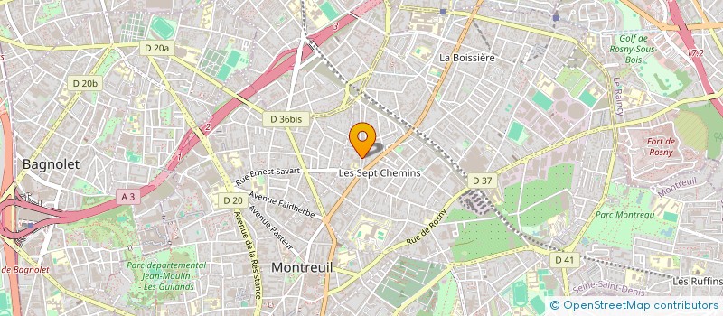 localisation de l'entreprise SARL MAJOELLI à MONTREUIL