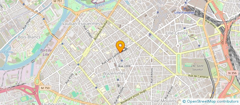 localisation de l'entreprise SARL MAJOREL à LILLE