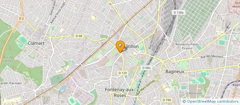 localisation de l'entreprise SARL MAJUVAL  CHATILLON