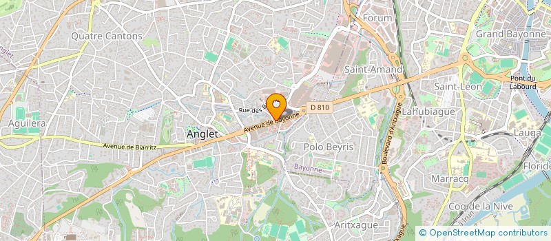 localisation de l'entreprise SARL MAK2COM à ANGLET