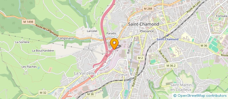 localisation de l'entreprise SARL MAKHLOUFI RAFIK  SAINT-CHAMOND
