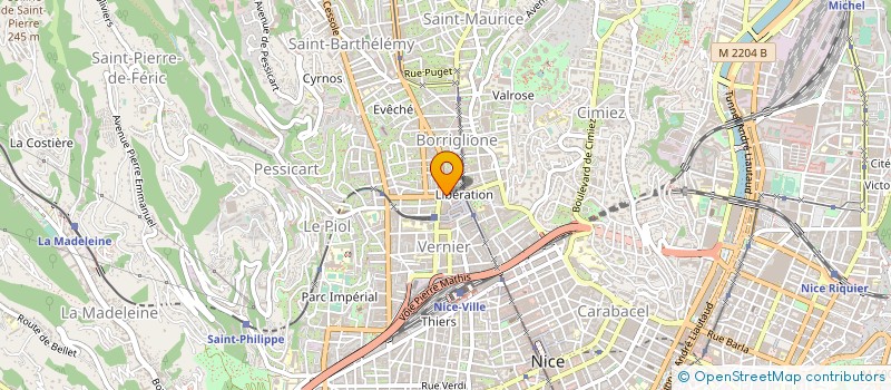 localisation de l'entreprise SARL MALAUSSENA à NICE
