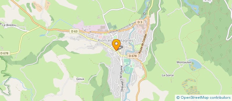 localisation de l'entreprise SARL MALISSA à RIOM-ES-MONTAGNES