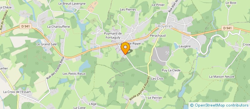 localisation de l'entreprise SARL MALIVERT  ROYERES