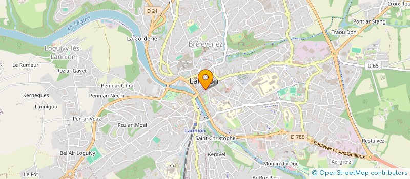 localisation de l'entreprise SARL MALO à LANNION