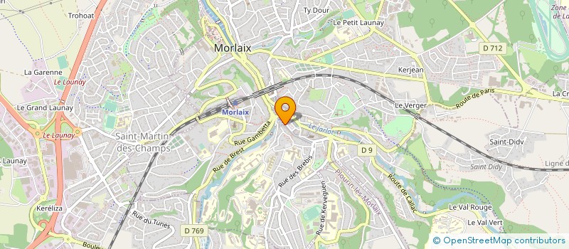 localisation de l'entreprise SARL MALOLENA  MORLAIX