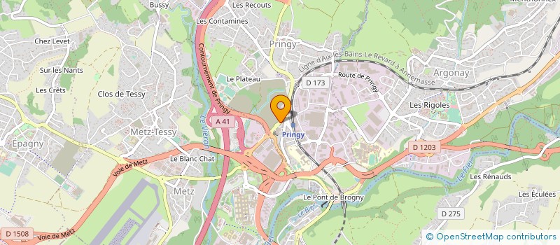 localisation de l'entreprise SARL MALOMIDE à ANNECY