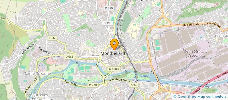 localisation de l'entreprise SARL MALUGANI à MONTBELIARD